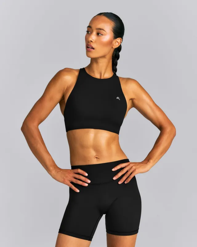 EasyLift™ High Neck Sports Bra | Black made by Oner Active