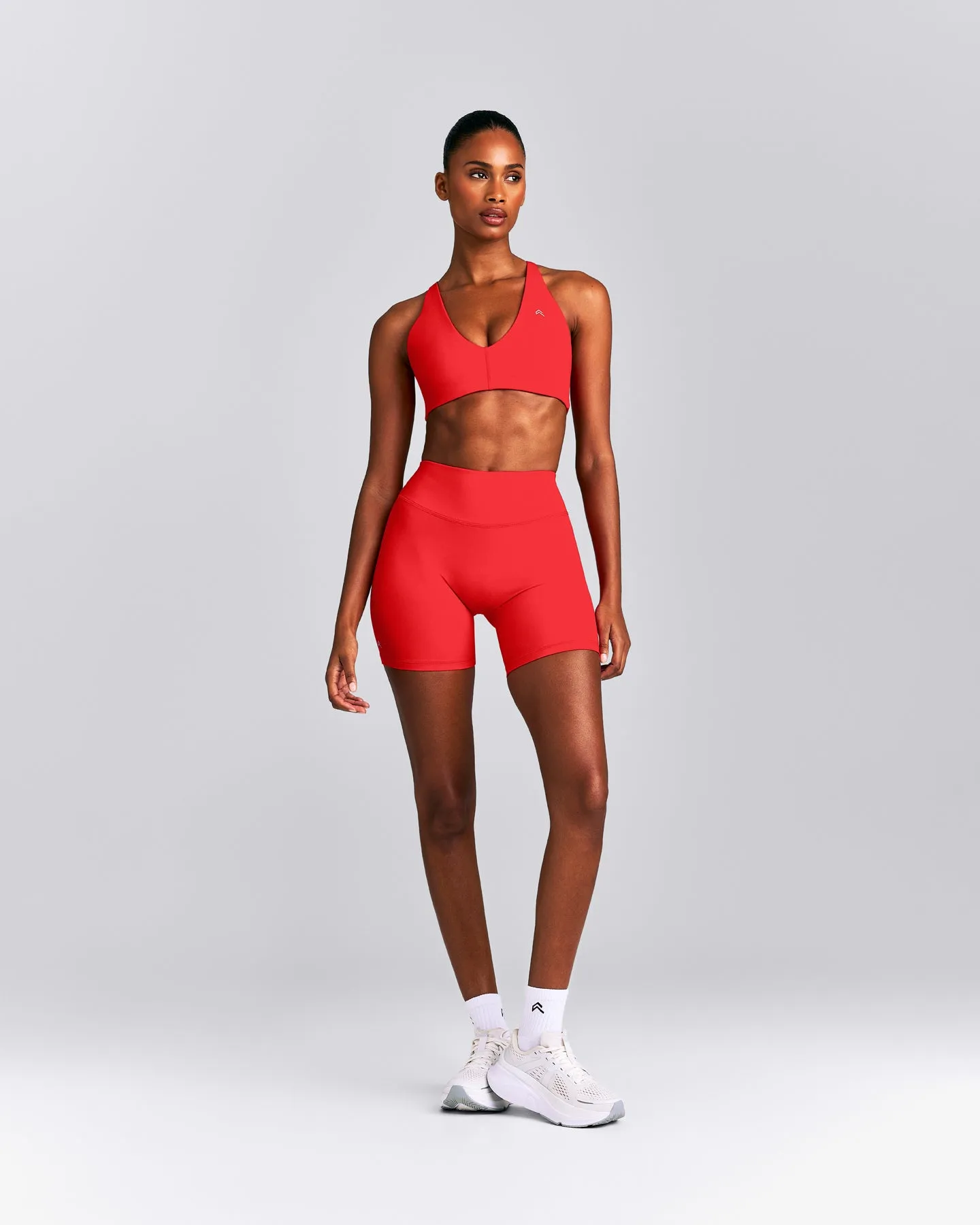 UnifiedMove™ High Waist Shorts 6" | Muscle Mommy Red sold by Oner Active product image thumbnail 3