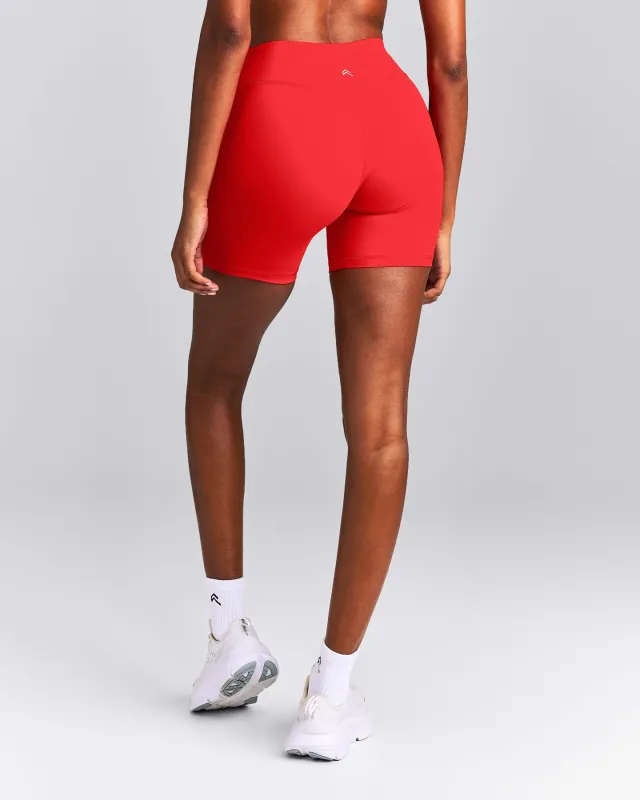 UnifiedMove™ High Waist Shorts 6" | Muscle Mommy Red made by Oner Active
