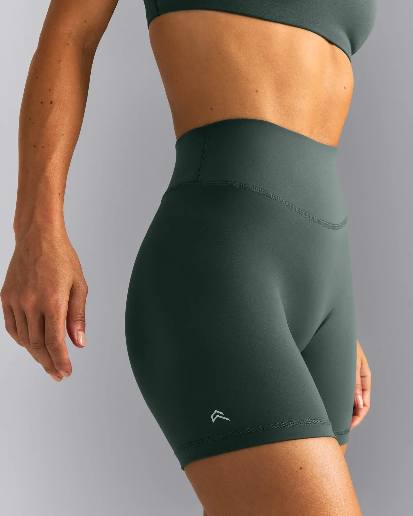 UnifiedMove™ High Waist Shorts 6" | Shadow Green sold by Oner Active product image thumbnail 5