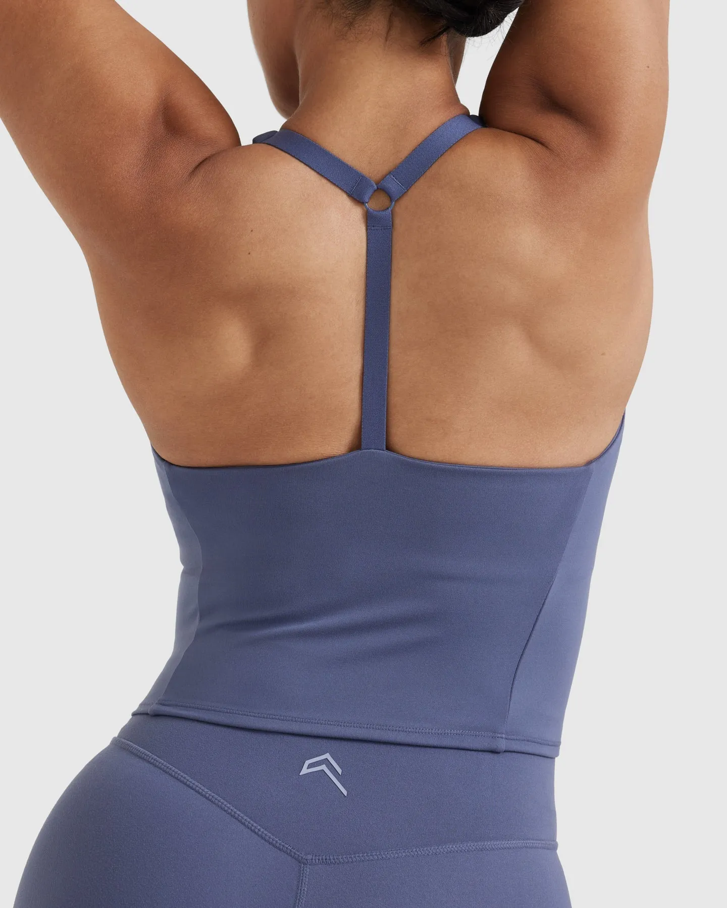 Timeless Square Neck Mid Vest | Slate Blue sold by Oner Active product image thumbnail 5