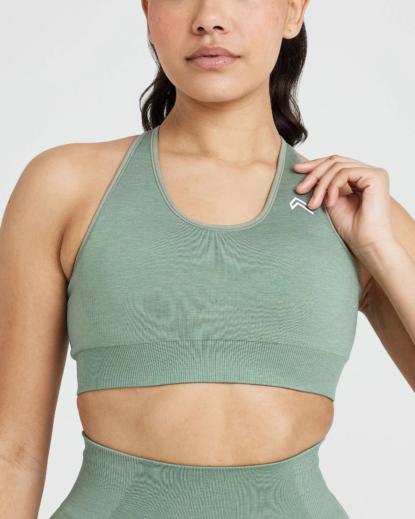 Classic Seamless 2.0 Bralette | Sage Marl sold by Oner Active product image thumbnail 4