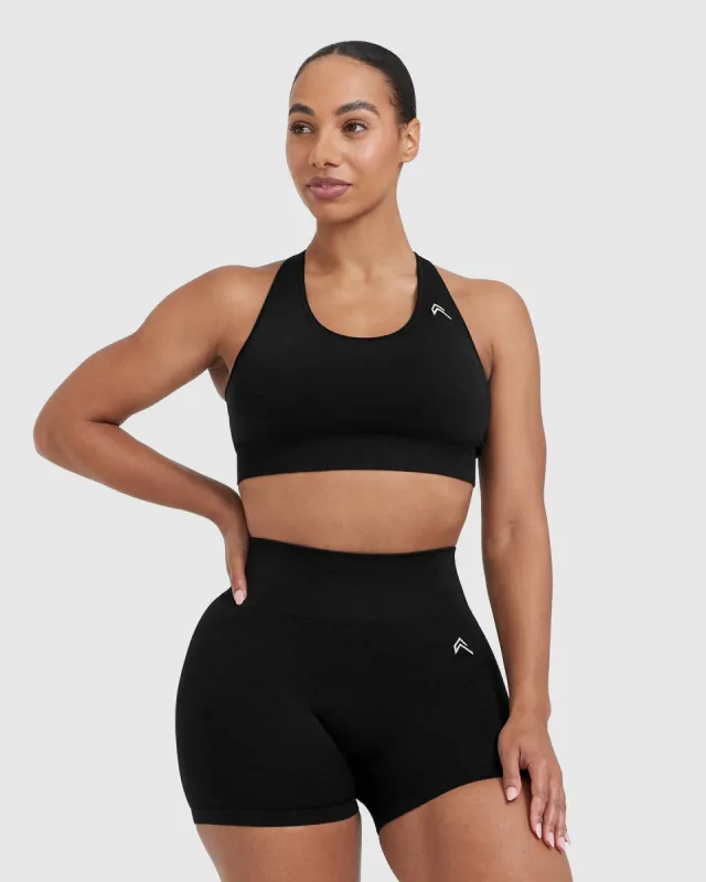 Classic Seamless 2.0 Bralette | Black Marl sold by Oner Active