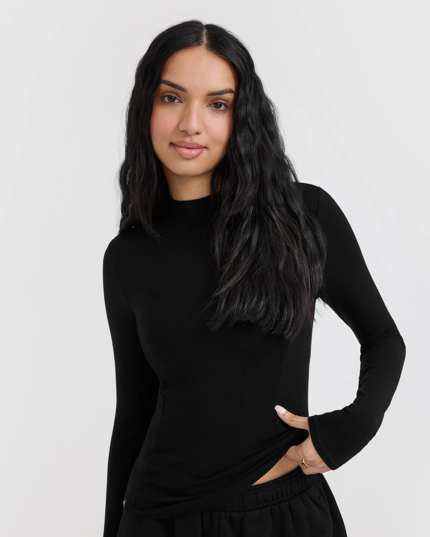 トップス NOT CONVENTIONAL high neck mellow top NOT CONVENTIONAL high neck mellow top
