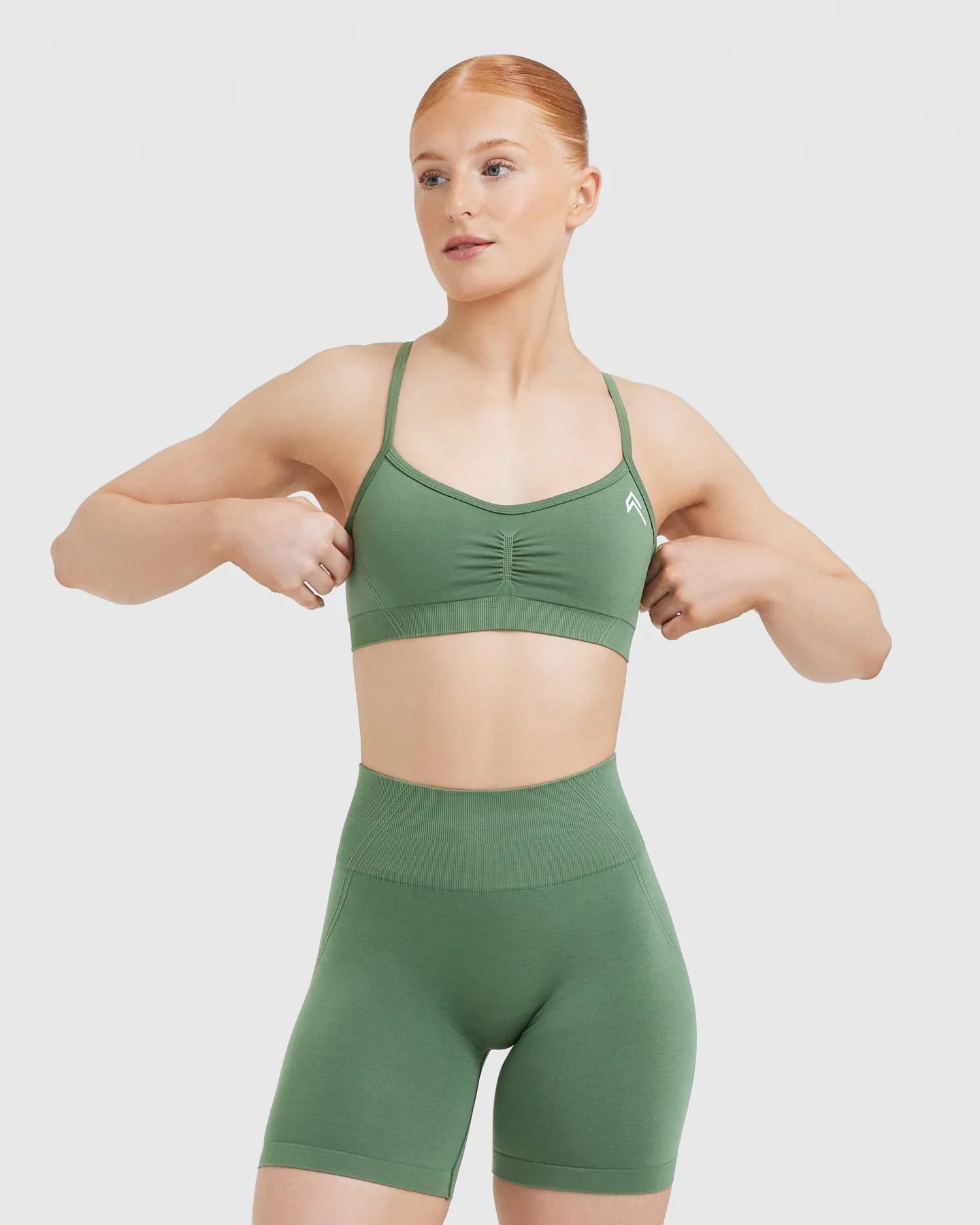 Effortless Strappy Bralette | Forest Green sold by Oner Active