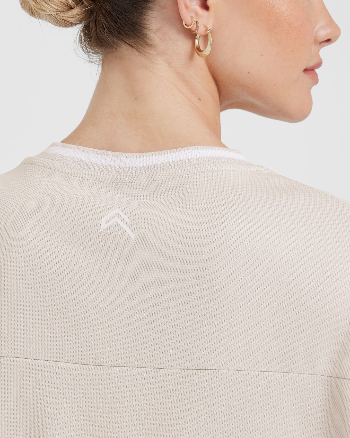 Varsity V-Neck Short Sleeve T-shirt | Sand sold by Oner Active product image thumbnail 5