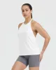 Go To High Neck Loose Crop Vest | White sold by Oner Active
