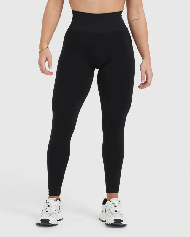 Effortless Seamless Leggings | Black sold by Oner Active