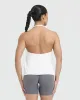 Go To High Neck Loose Crop Vest | White sold by Oner Active