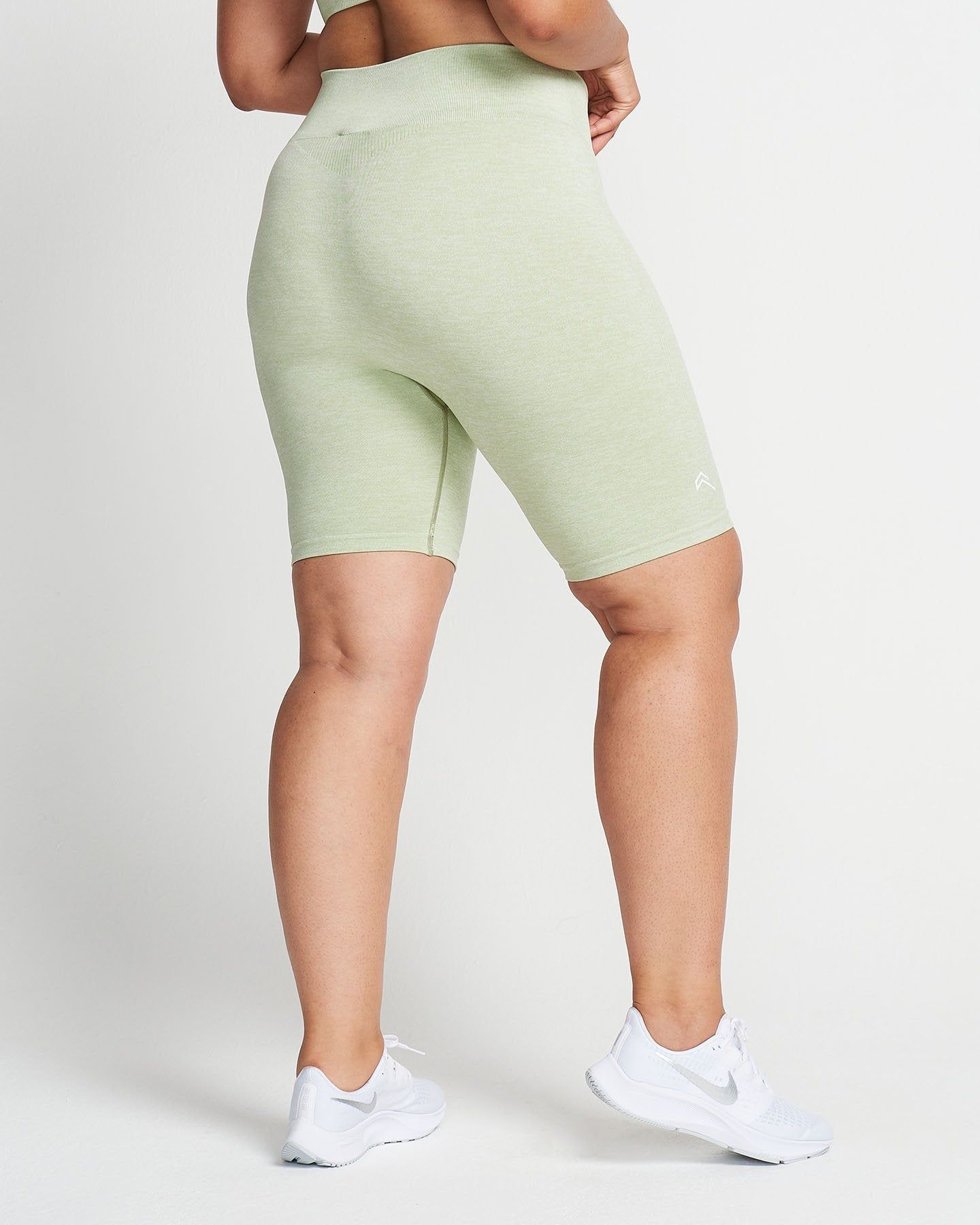Classic Seamless Cycling Shorts | Pistacchio Marl sold by Oner Active product image thumbnail 3