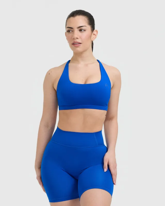Timeless Square Neck Sports Bra | Cobalt sold by Oner Active