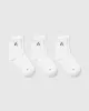 Mid Crew Socks 3 Pack | White sold by Oner Active