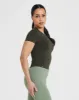 Mellow Soft Mid Short Sleeve T-Shirt | Khaki sold by Oner Active