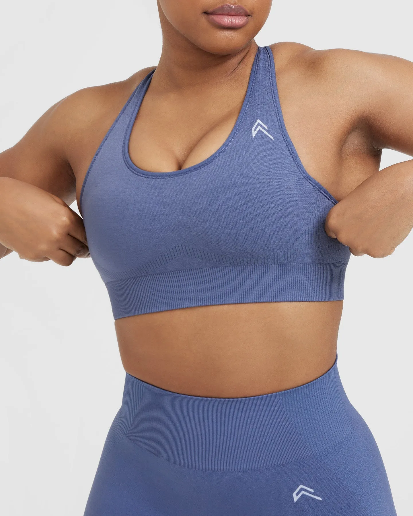 Classic Seamless 2.0 Bralette | Slate Blue Marl sold by Oner Active product image thumbnail 4