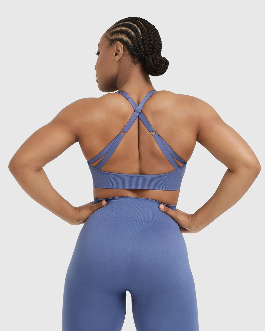 Classic Seamless 2.0 Bralette | Slate Blue Marl sold by Oner Active product image thumbnail 2