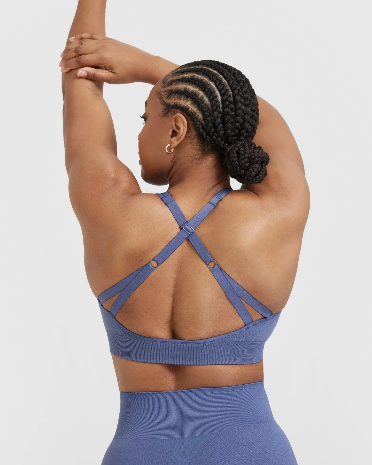 Classic Seamless 2.0 Bralette | Slate Blue Marl sold by Oner Active product image thumbnail 5