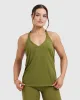 Go To Strappy Loose Vest | Olive Green sold by Oner Active