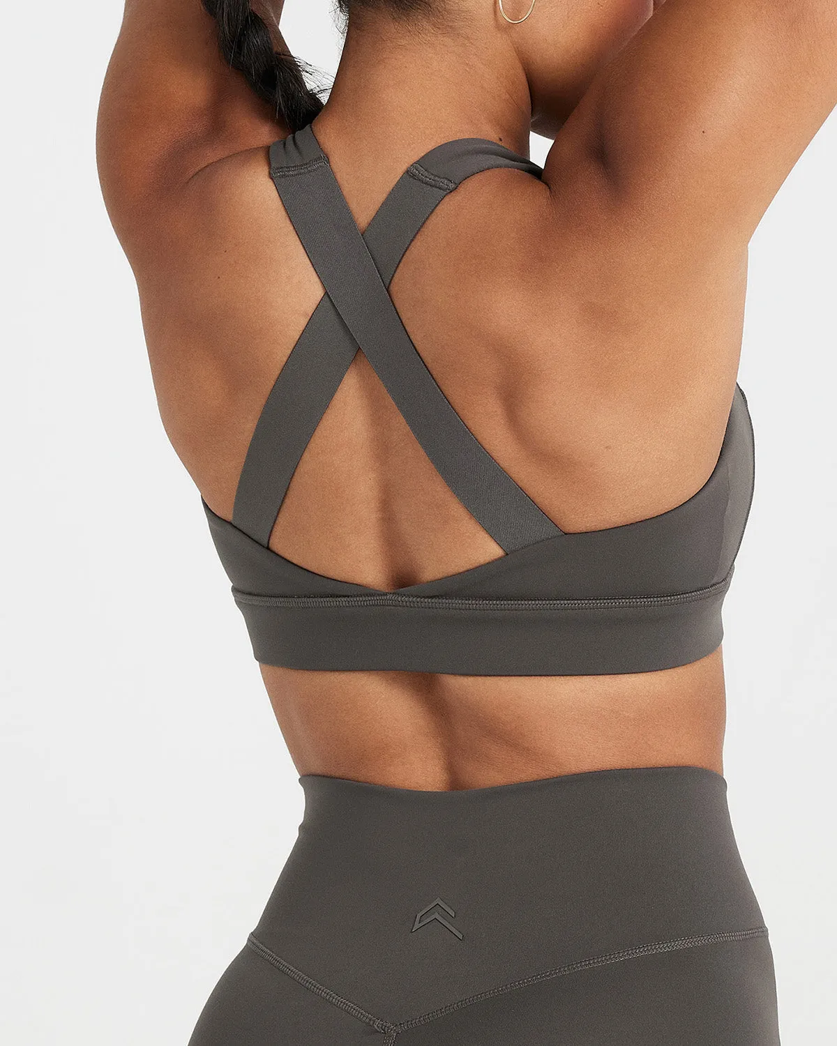 Timeless Wide Strap Sports Bra | Deep Taupe sold by Oner Active product image thumbnail 5