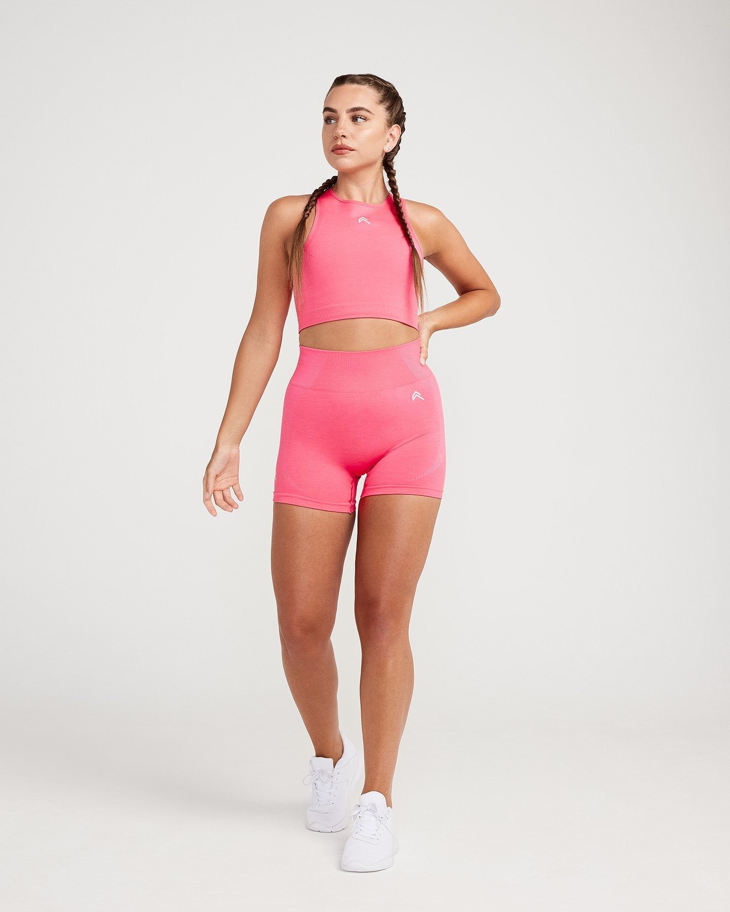Classic Seamless Crop Top | Guava Marl sold by Oner Active product image thumbnail 2