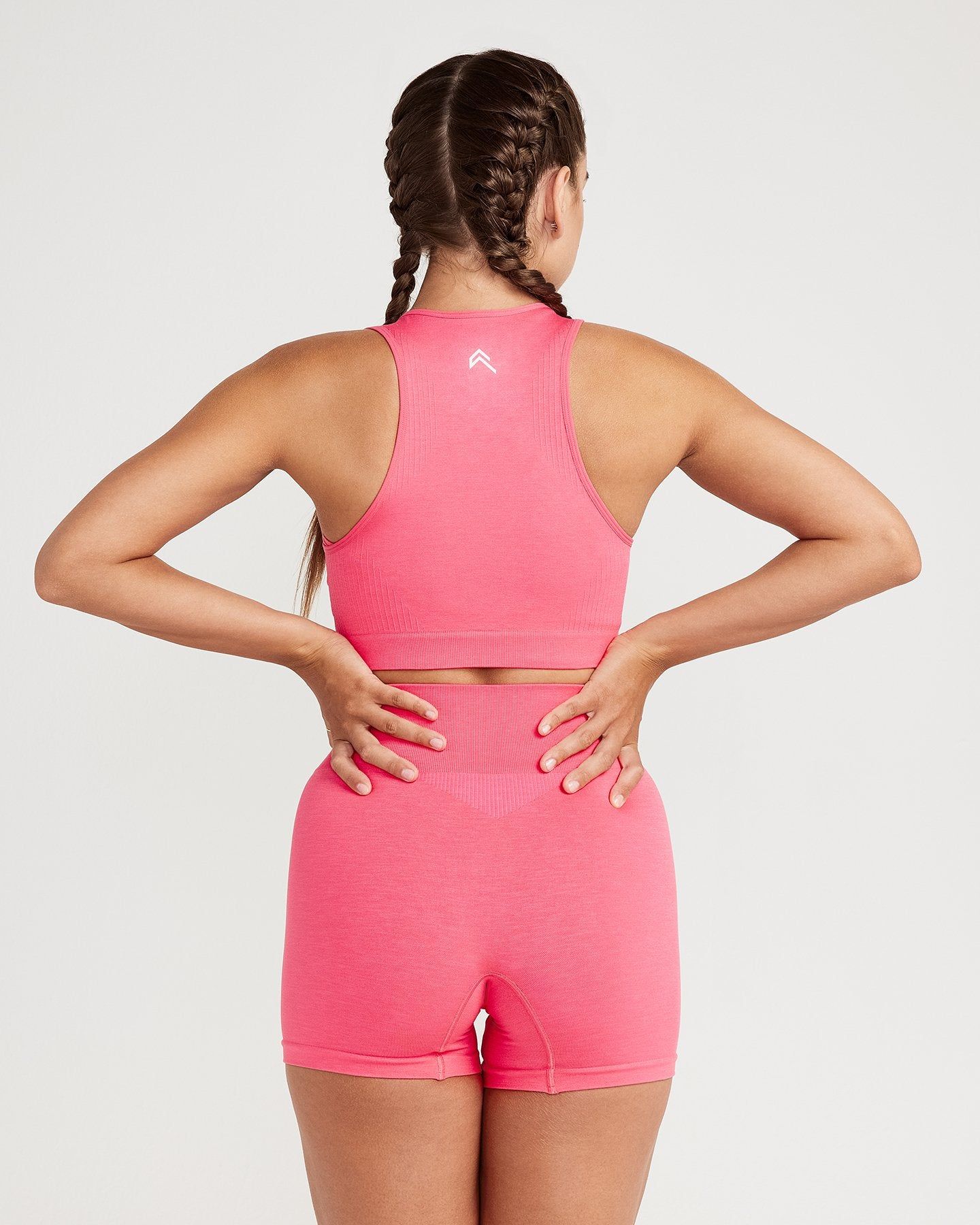 Classic Seamless Crop Top | Guava Marl sold by Oner Active product image thumbnail 3