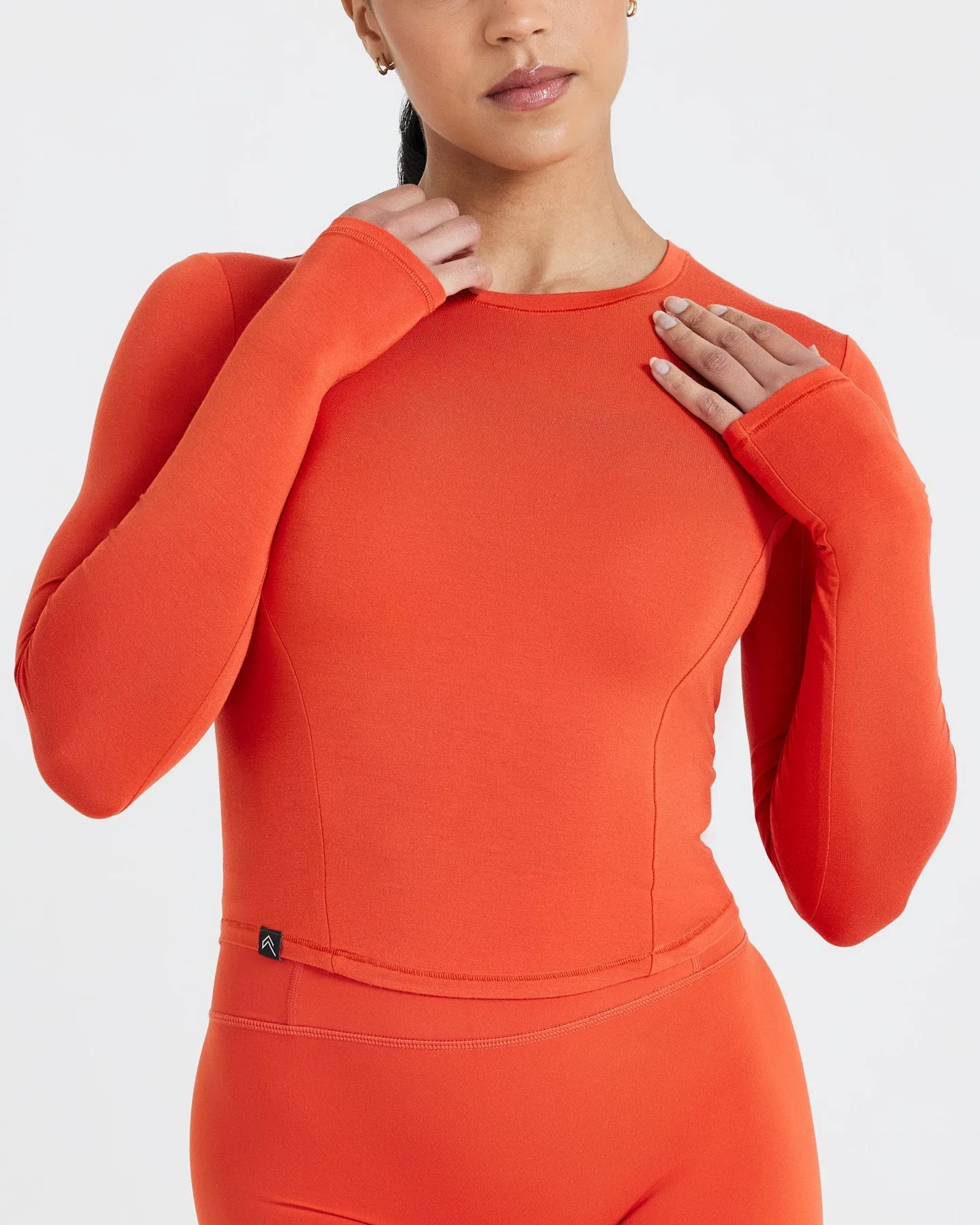 Mellow Soft Mid Long Sleeve Top | Spice sold by Oner Active product image thumbnail 4