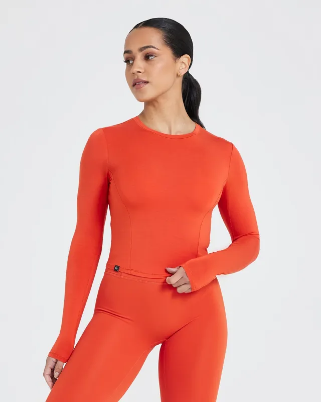 Mellow Soft Mid Long Sleeve Top | Spice sold by Oner Active