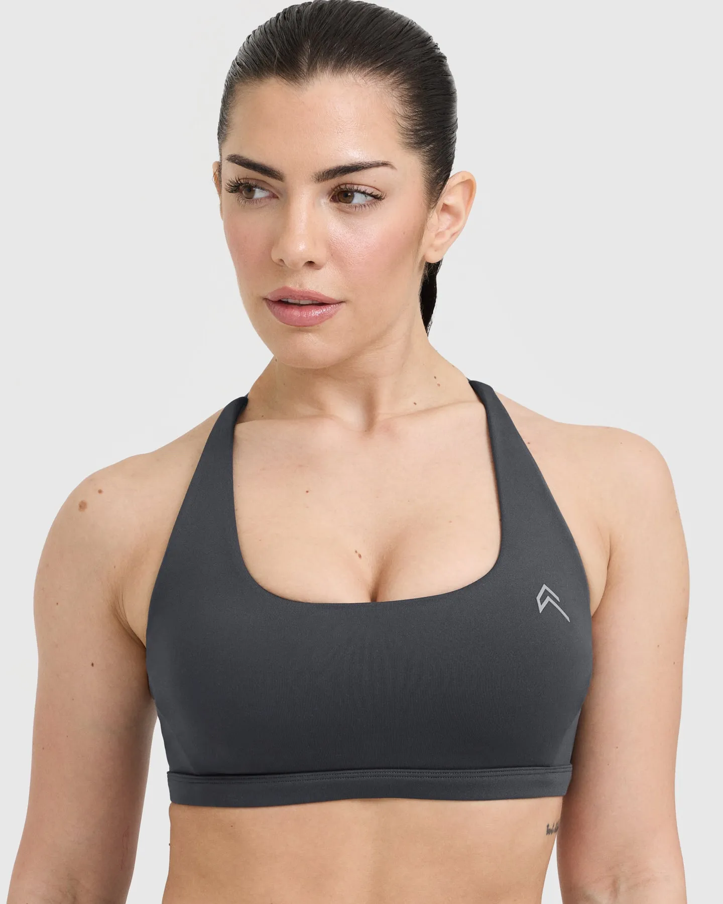 Timeless Square Neck Sports Bra | Coal sold by Oner Active product image thumbnail 4