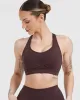 Unified Layered Sports Bra | Plum Brown sold by Oner Active