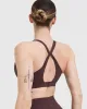 Unified Layered Sports Bra | Plum Brown sold by Oner Active
