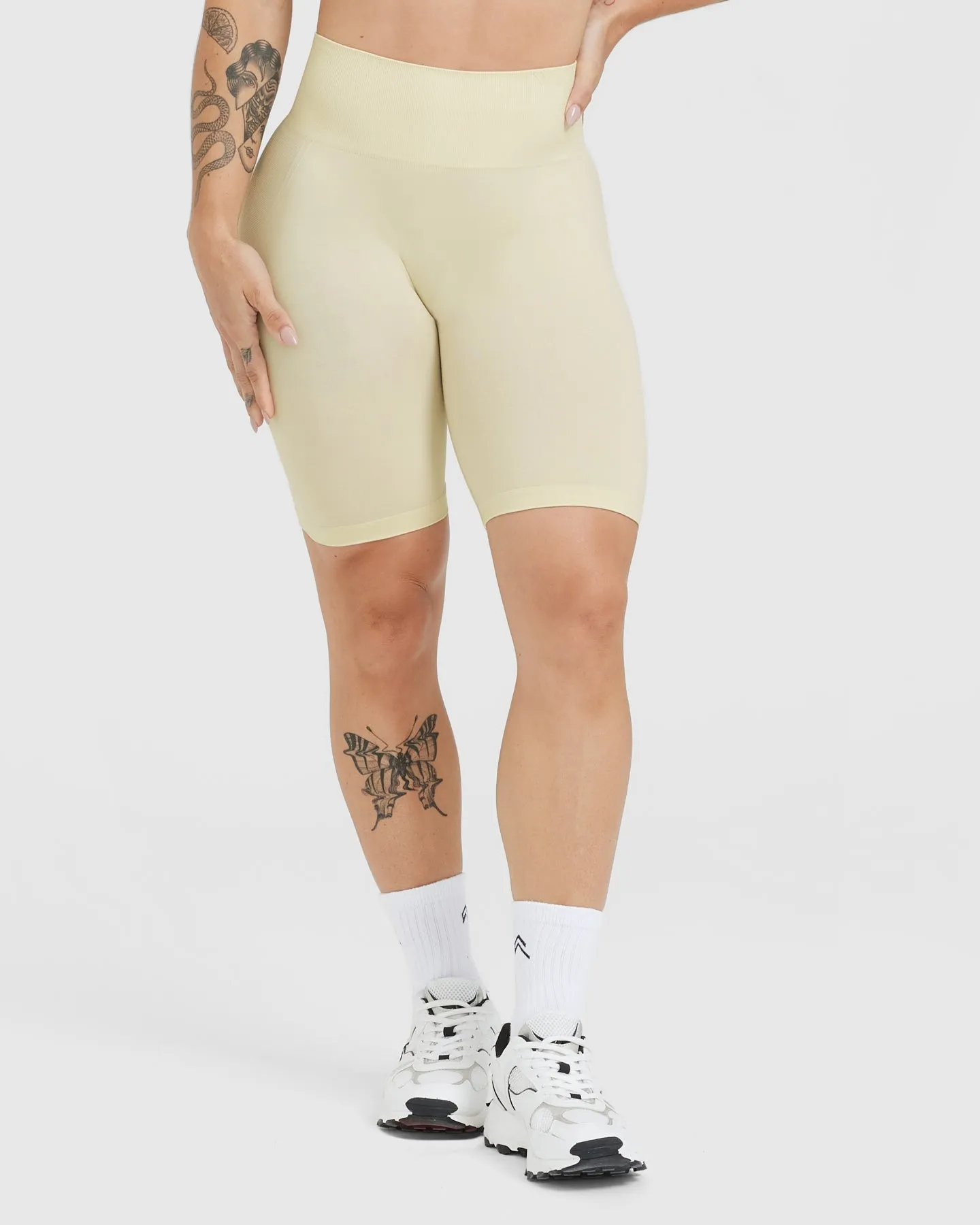 Effortless Seamless Cycling Shorts | Vanilla sold by Oner Active
