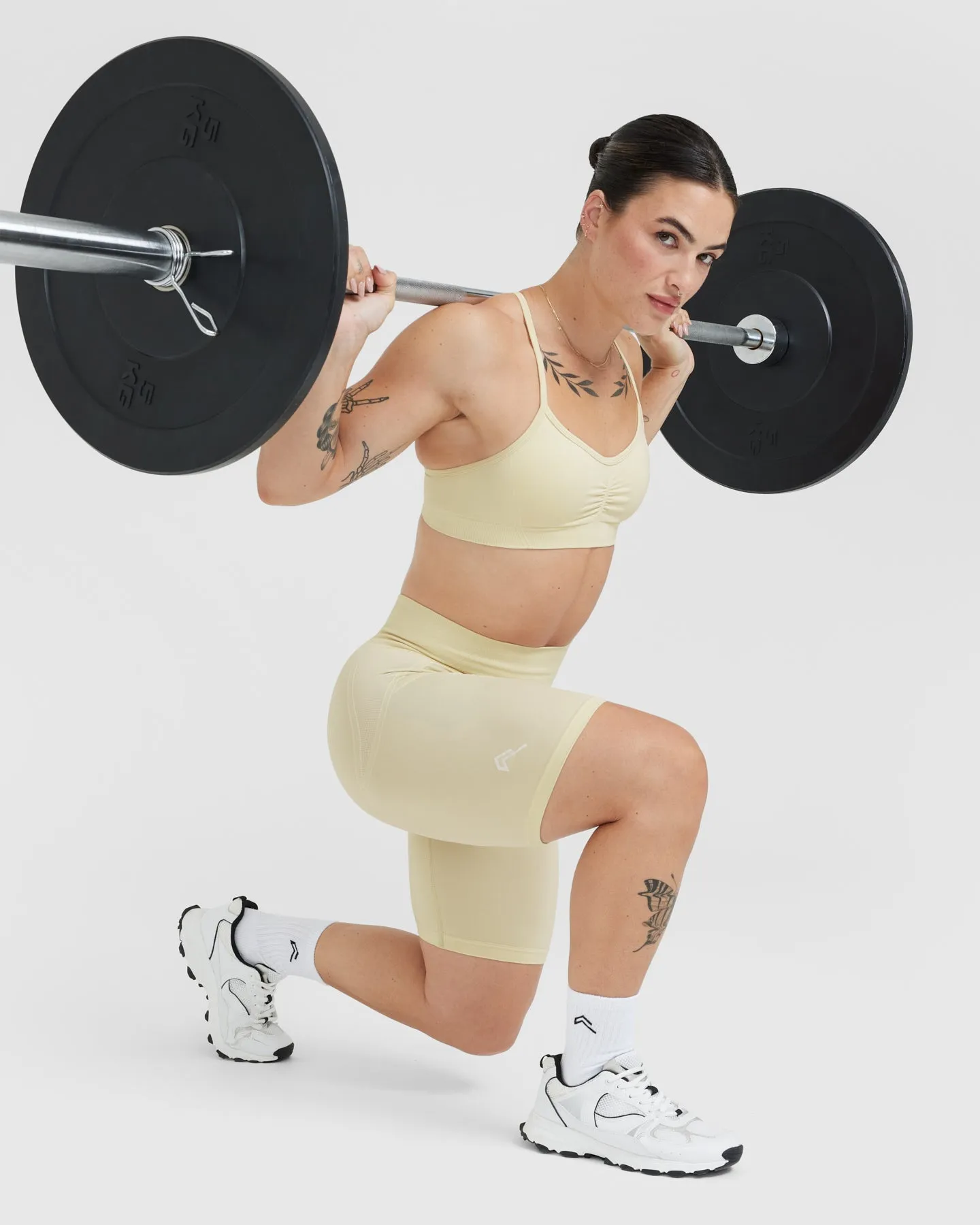 Effortless Seamless Cycling Shorts | Vanilla sold by Oner Active product image thumbnail 3