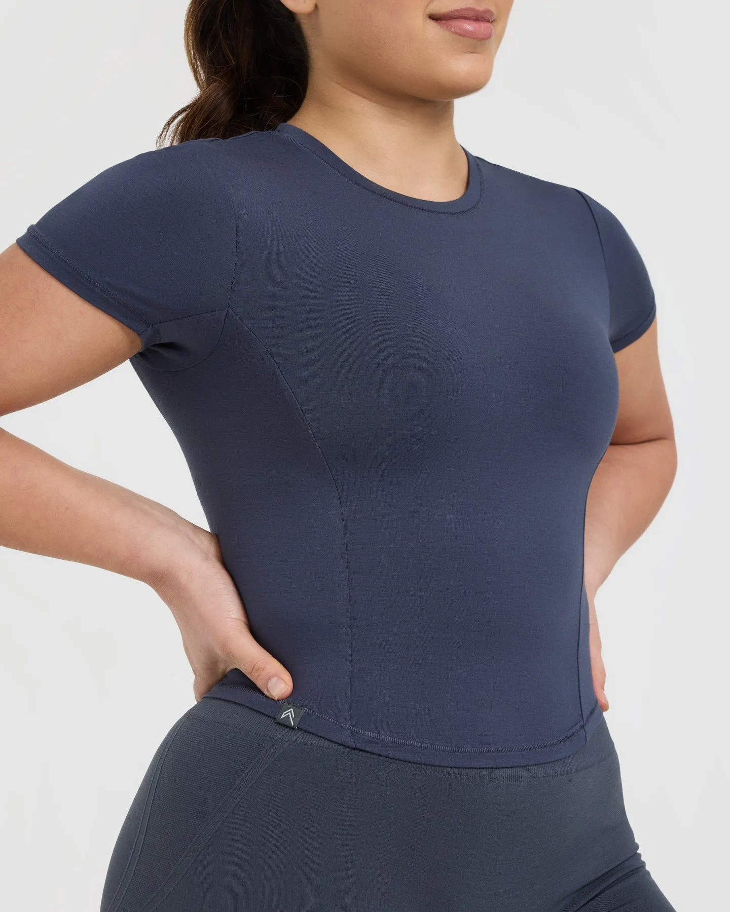 Mellow™ Soft Mid Short Sleeve T-Shirt | True Blue sold by Oner Active product image thumbnail 4