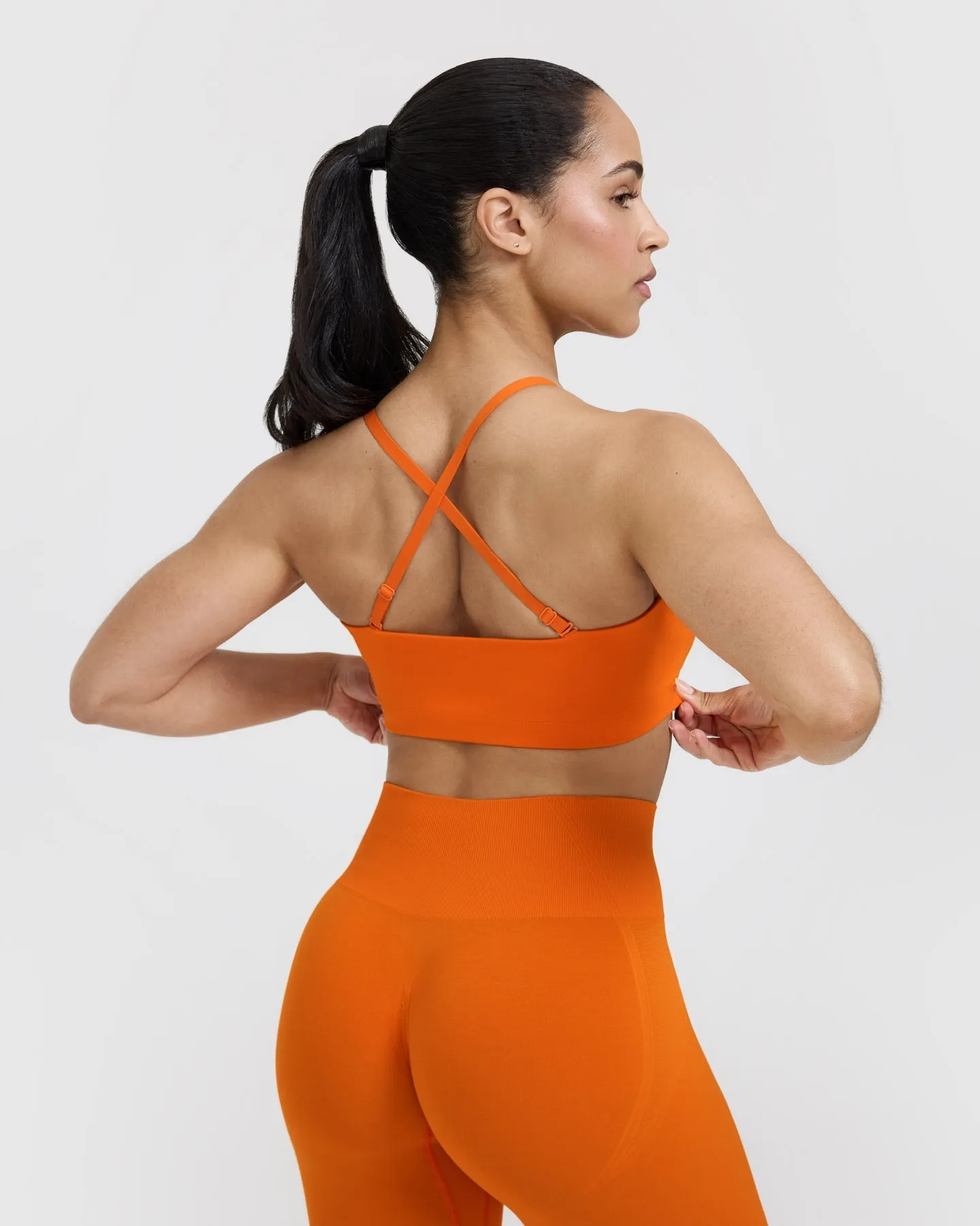 Everyday Bandeau Bralette | Flame Orange sold by Oner Active product image thumbnail 5