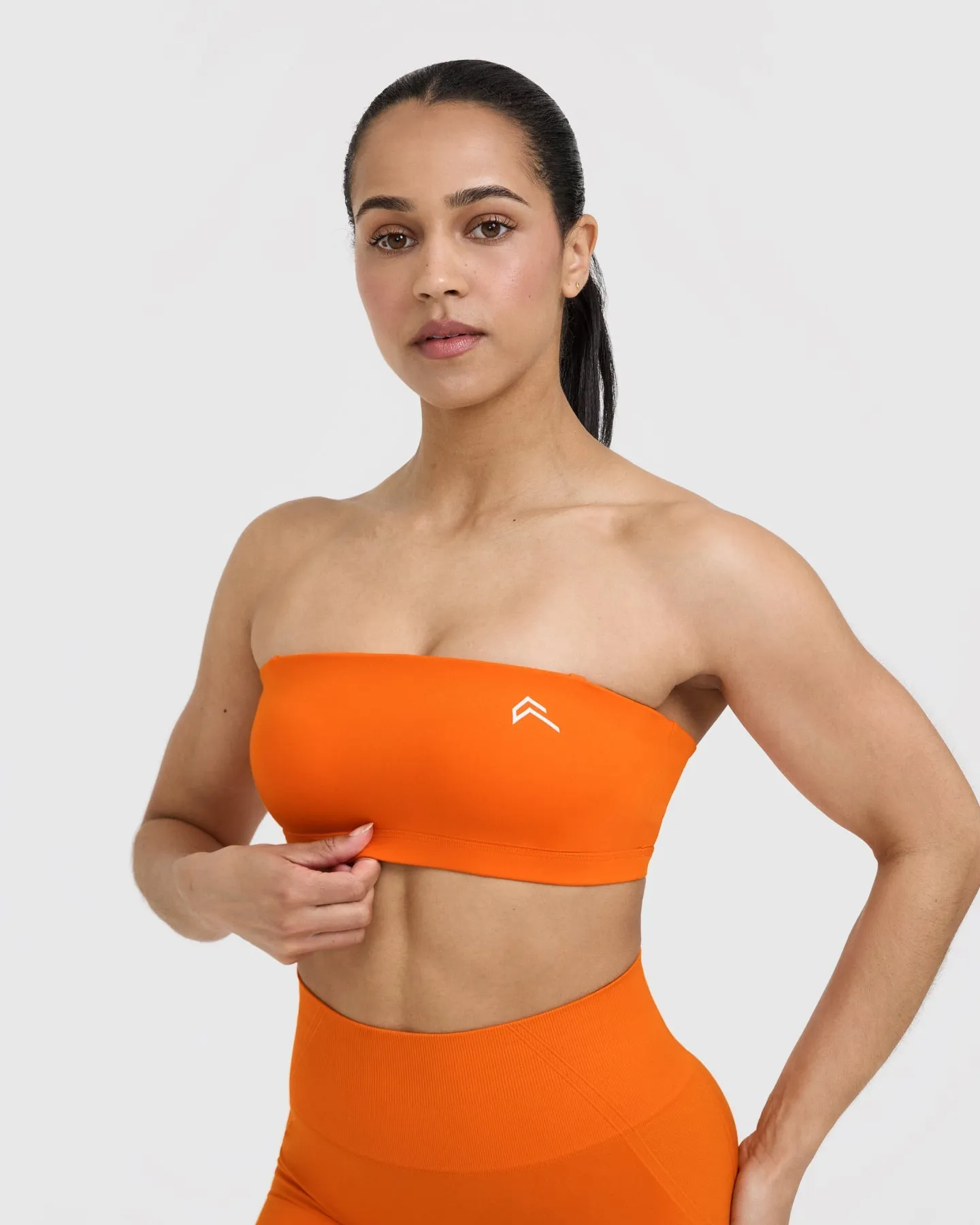 Everyday Bandeau Bralette | Flame Orange sold by Oner Active product image thumbnail 4