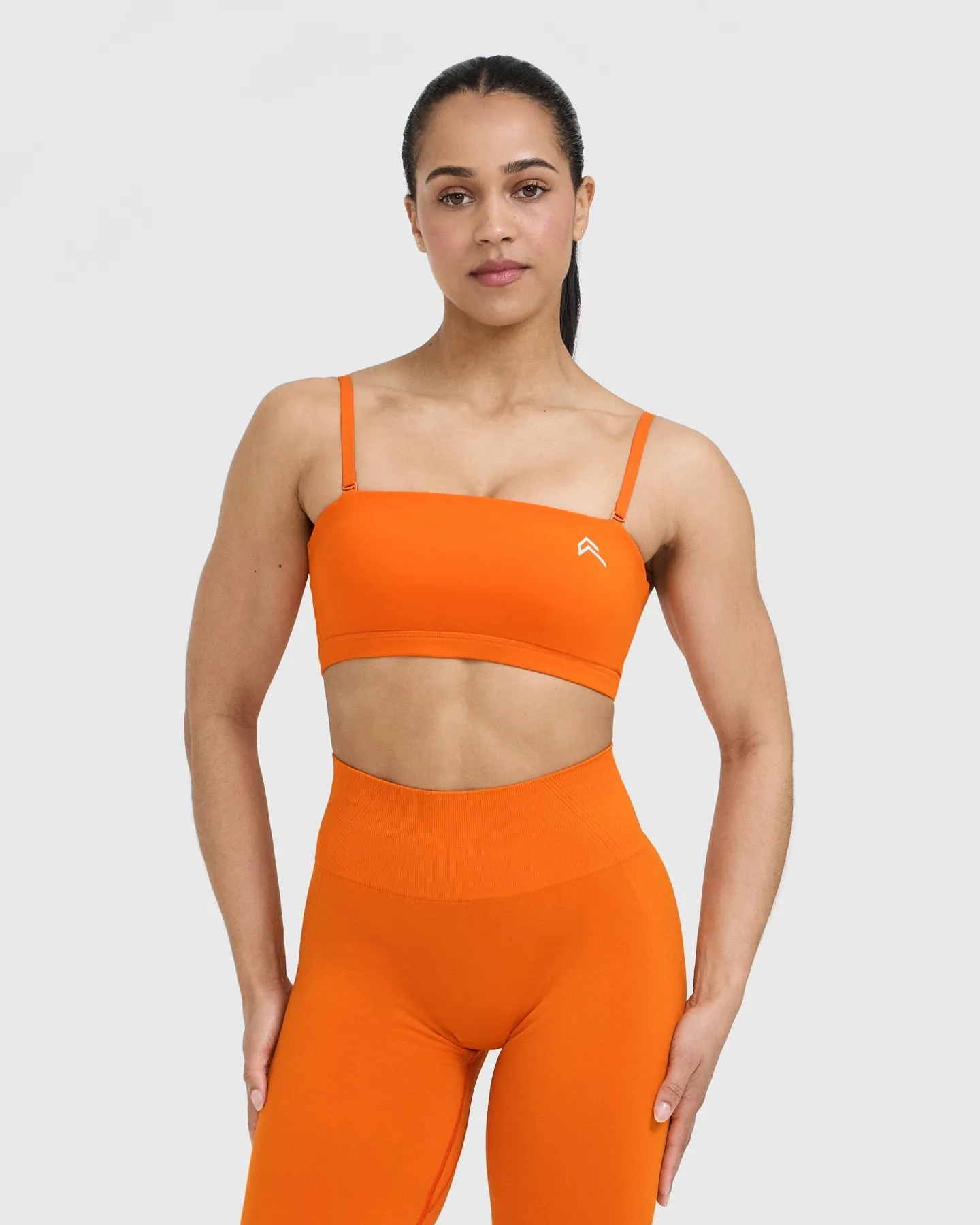 Everyday Bandeau Bralette | Flame Orange sold by Oner Active