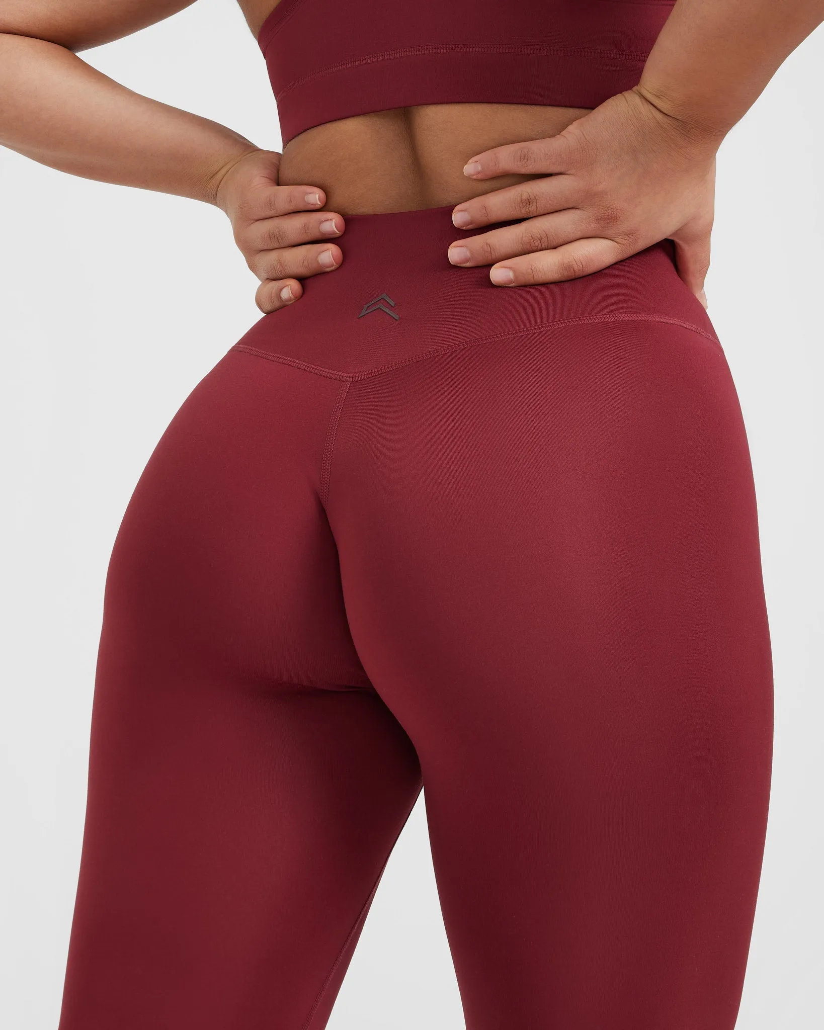 Timeless High Waisted Leggings | Burnt Cherry sold by Oner Active product image thumbnail 5