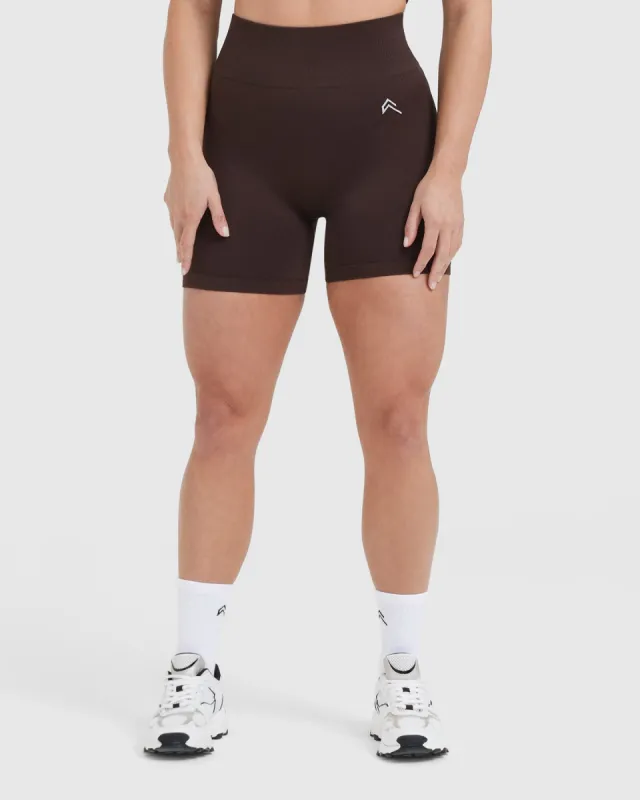Classic Seamless 2.0 Mid Shorts | 70% Cocoa Marl sold by Oner Active