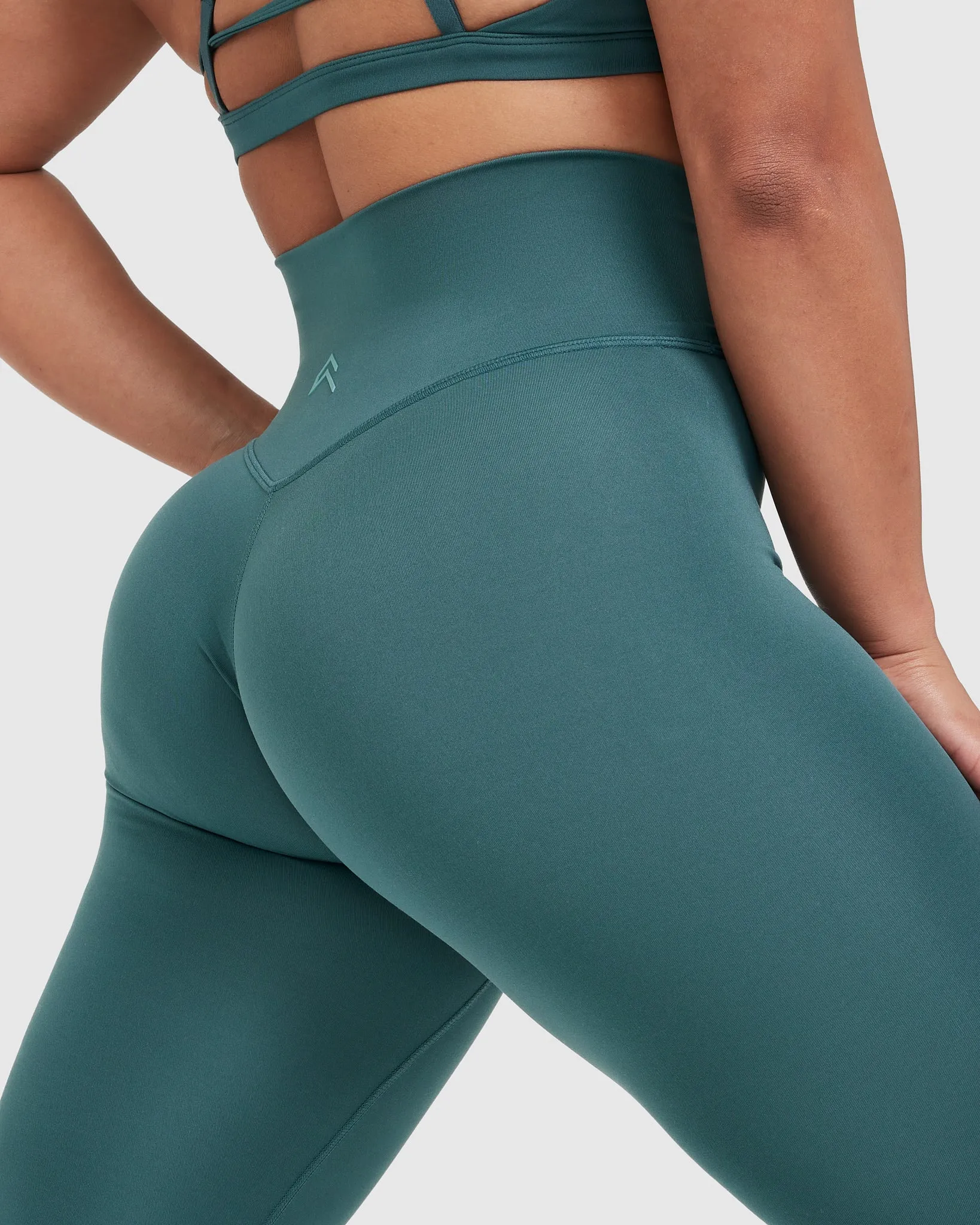 Timeless High Waisted Leggings | Marine Teal sold by Oner Active product image thumbnail 5
