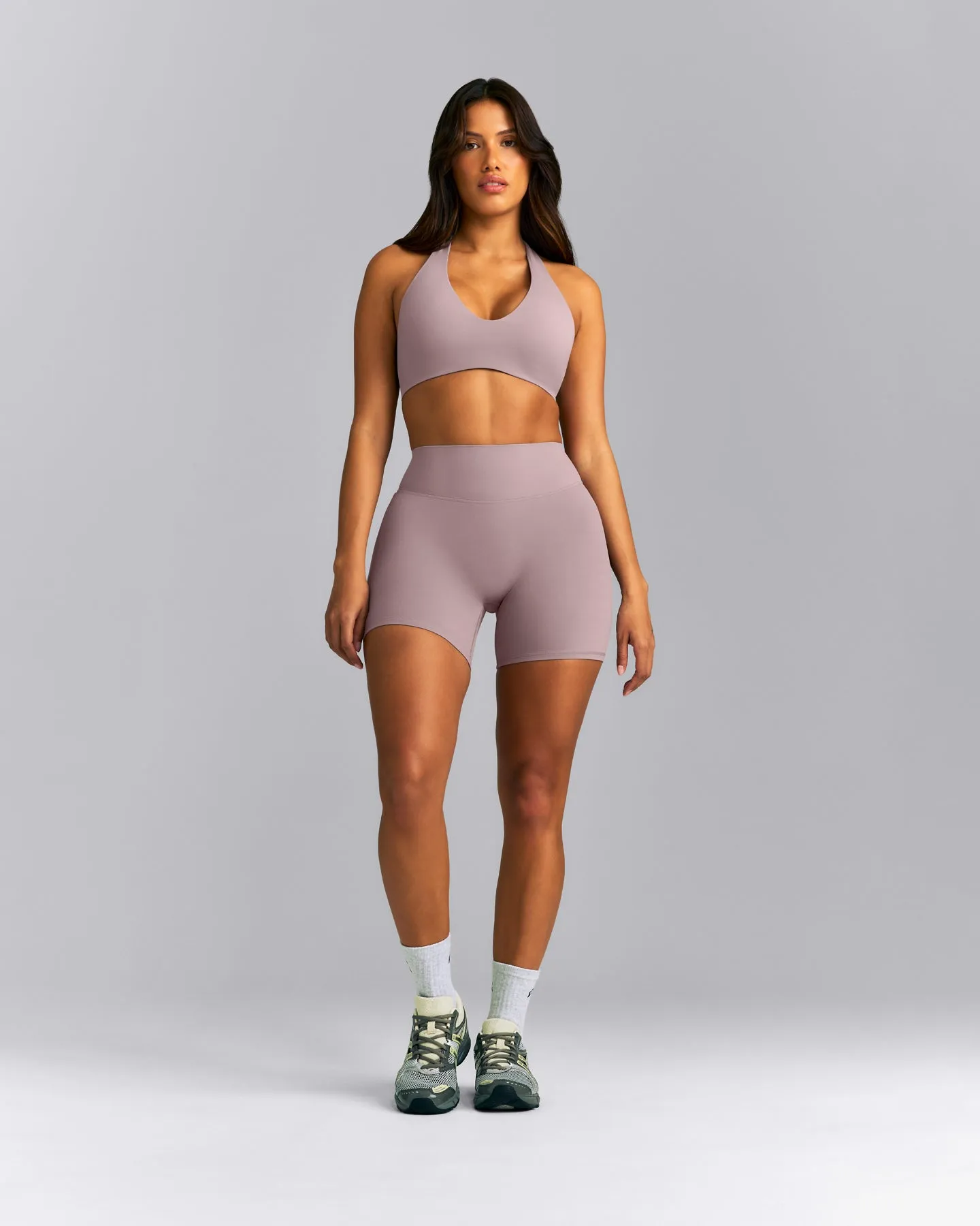 SoftMotion™ High Waisted Shorts 6" New Branding | Dusty Purple sold by Oner Active product image thumbnail 3
