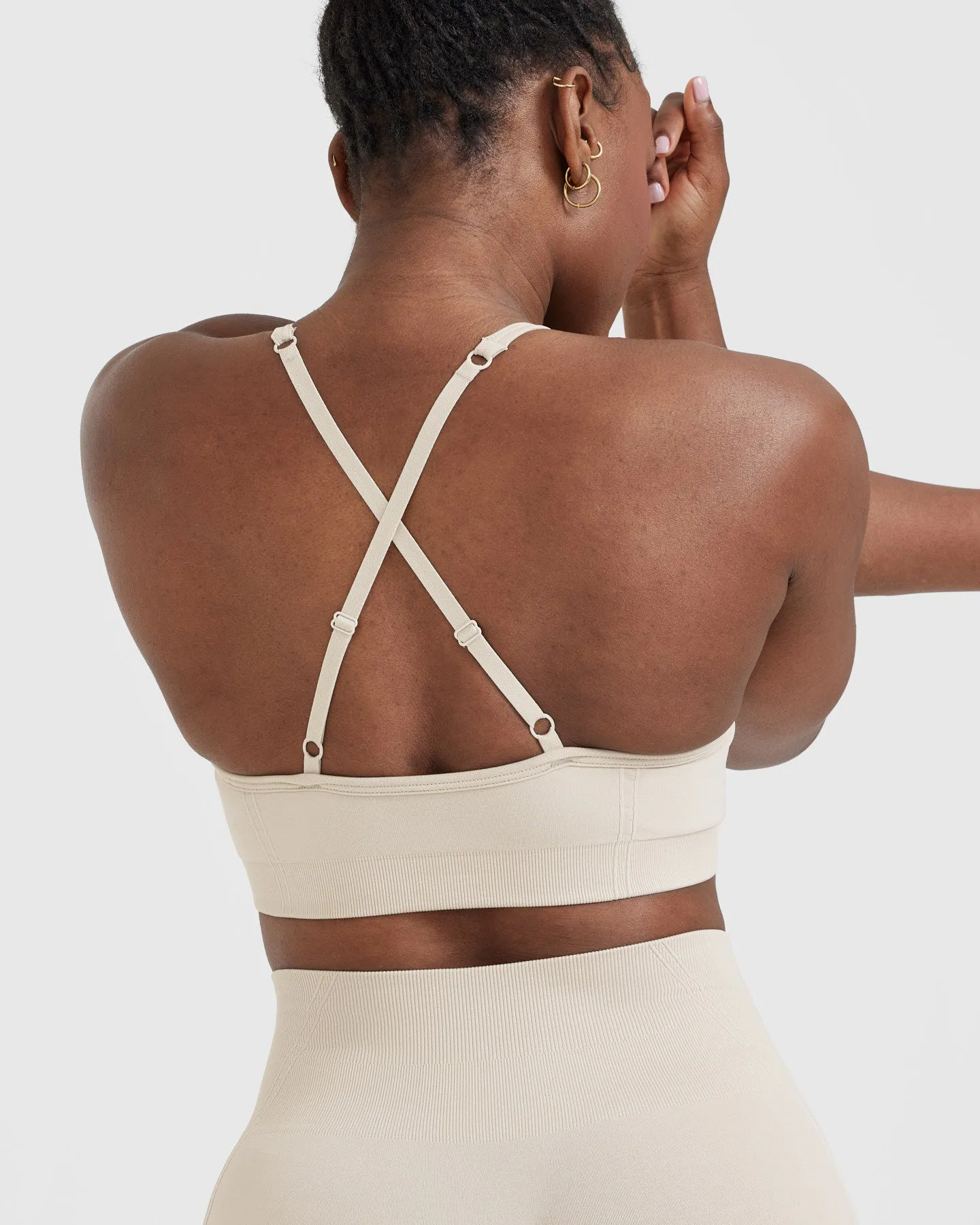 Effortless Strappy Bralette | Sand sold by Oner Active product image thumbnail 5