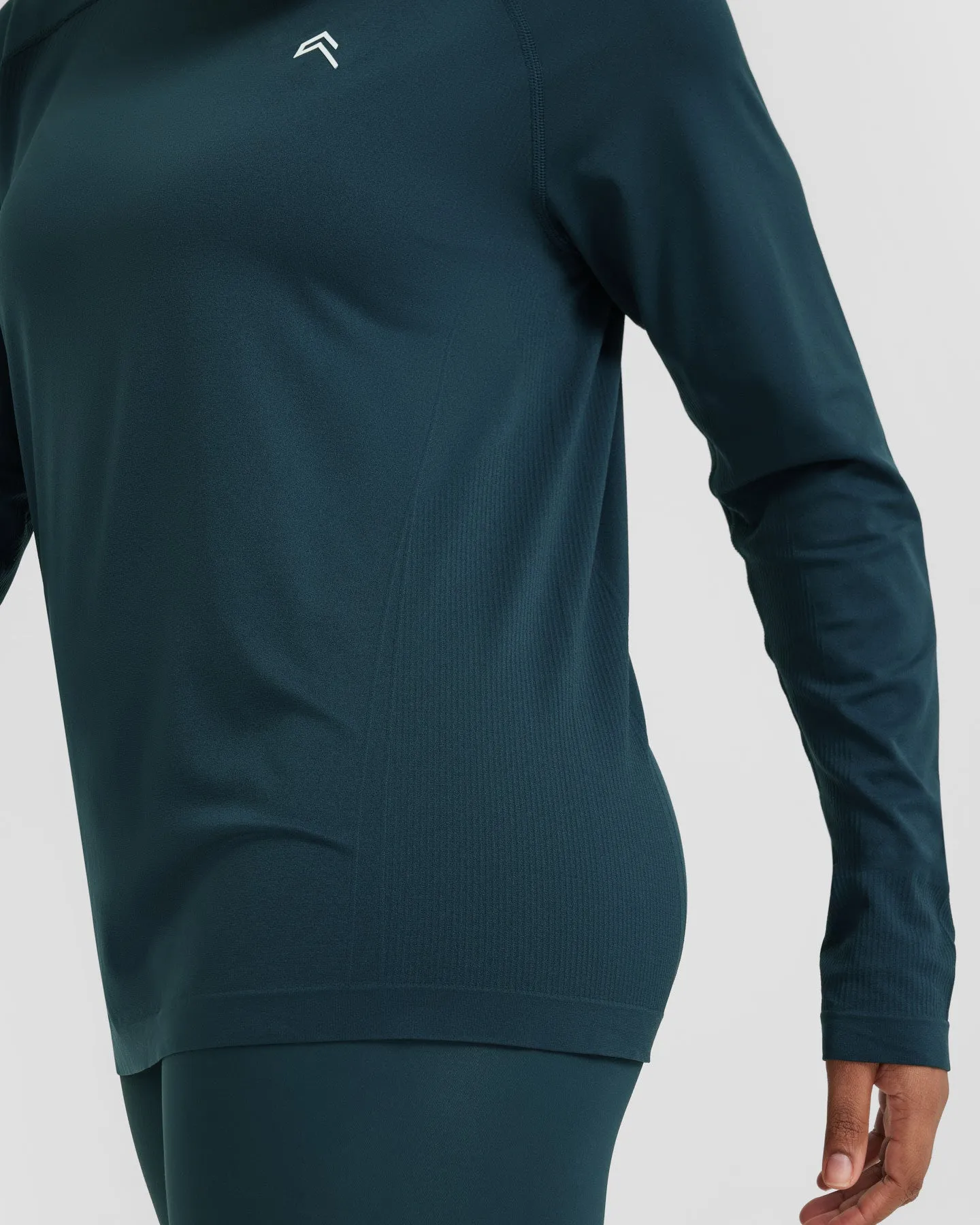 Go To Seamless Loose Long Sleeve Top | Oil Blue sold by Oner Active product image thumbnail 5