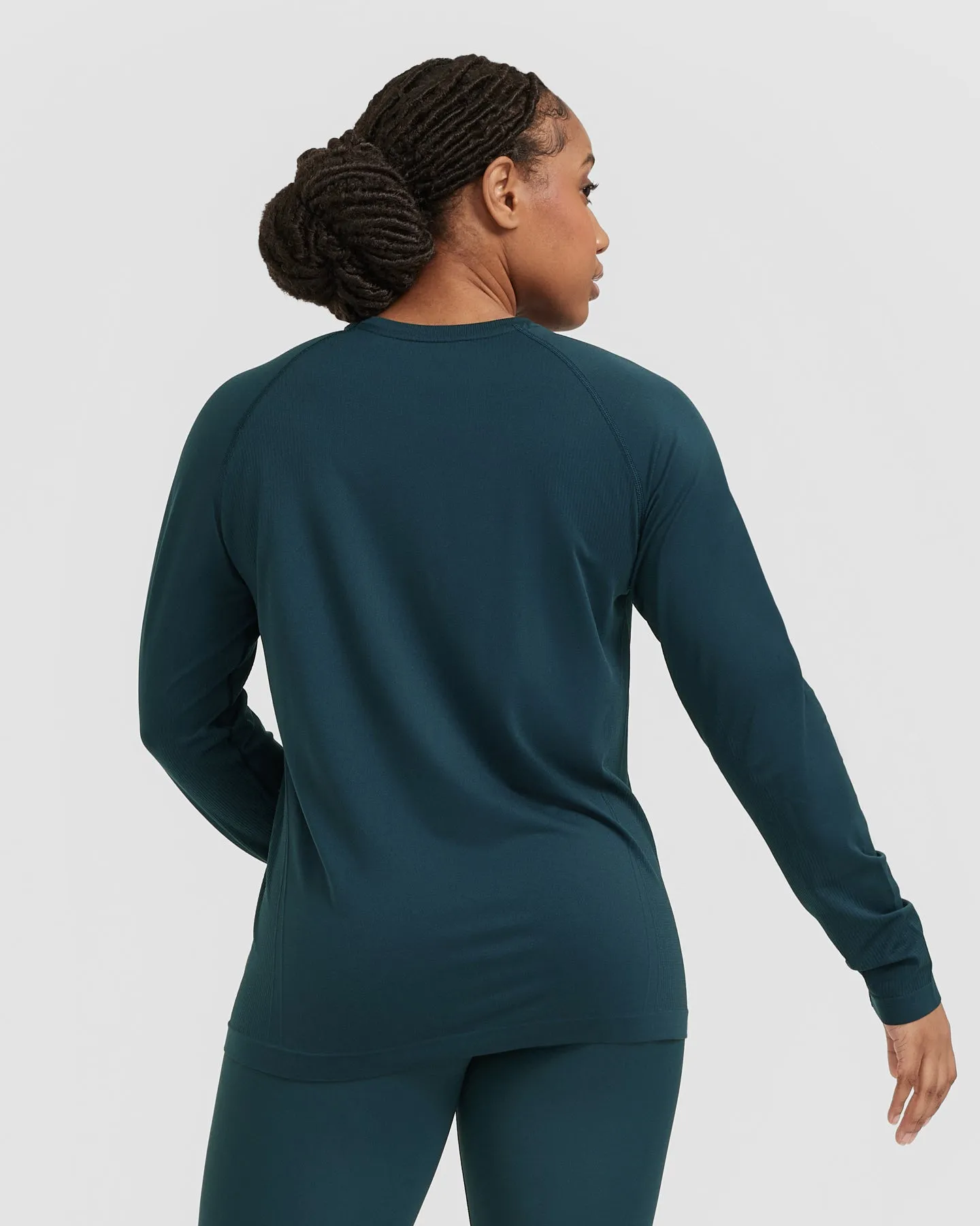 Go To Seamless Loose Long Sleeve Top | Oil Blue sold by Oner Active product image thumbnail 2