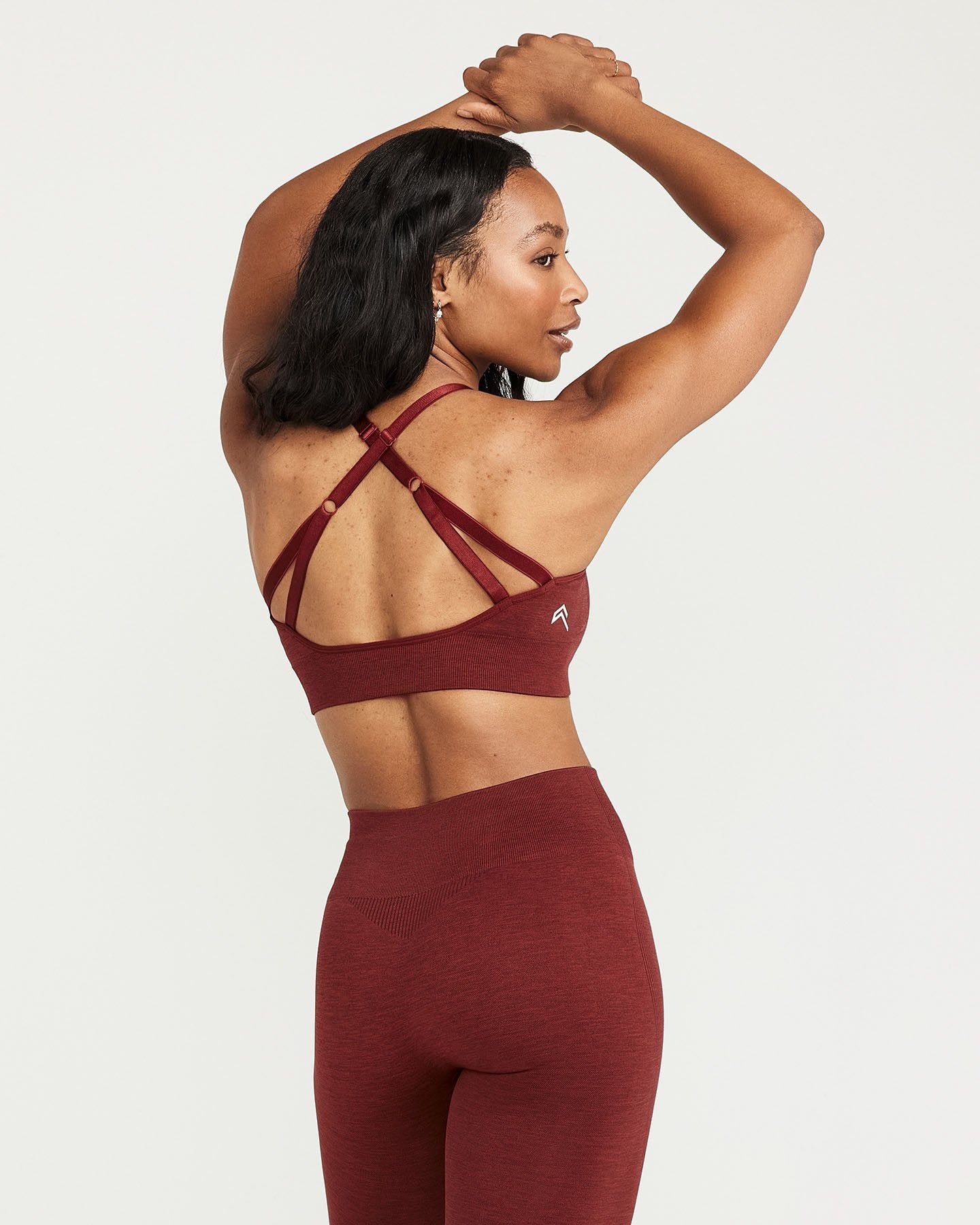 Classic Seamless Sports Bra | Rosewood Marl sold by Oner Active product image thumbnail 4