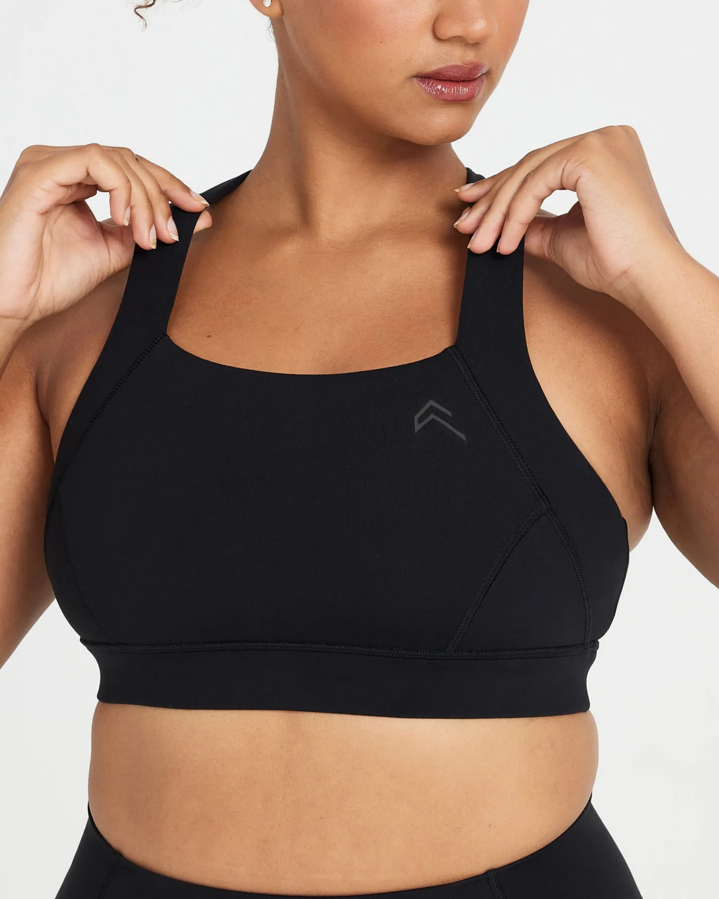 Timeless Wide Strap Sports Bra | Black sold by Oner Active product image thumbnail 3