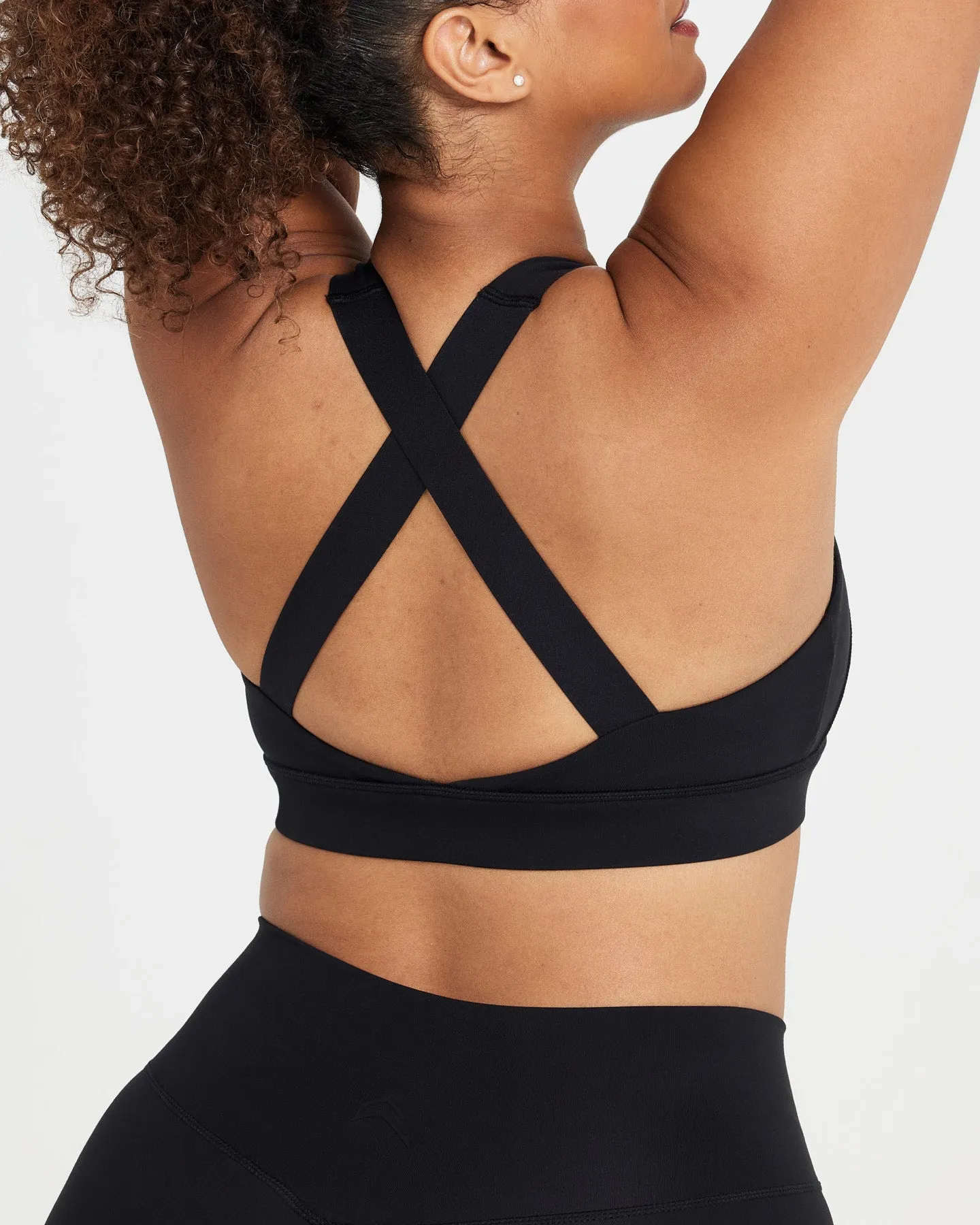 Timeless Wide Strap Sports Bra | Black sold by Oner Active product image thumbnail 5