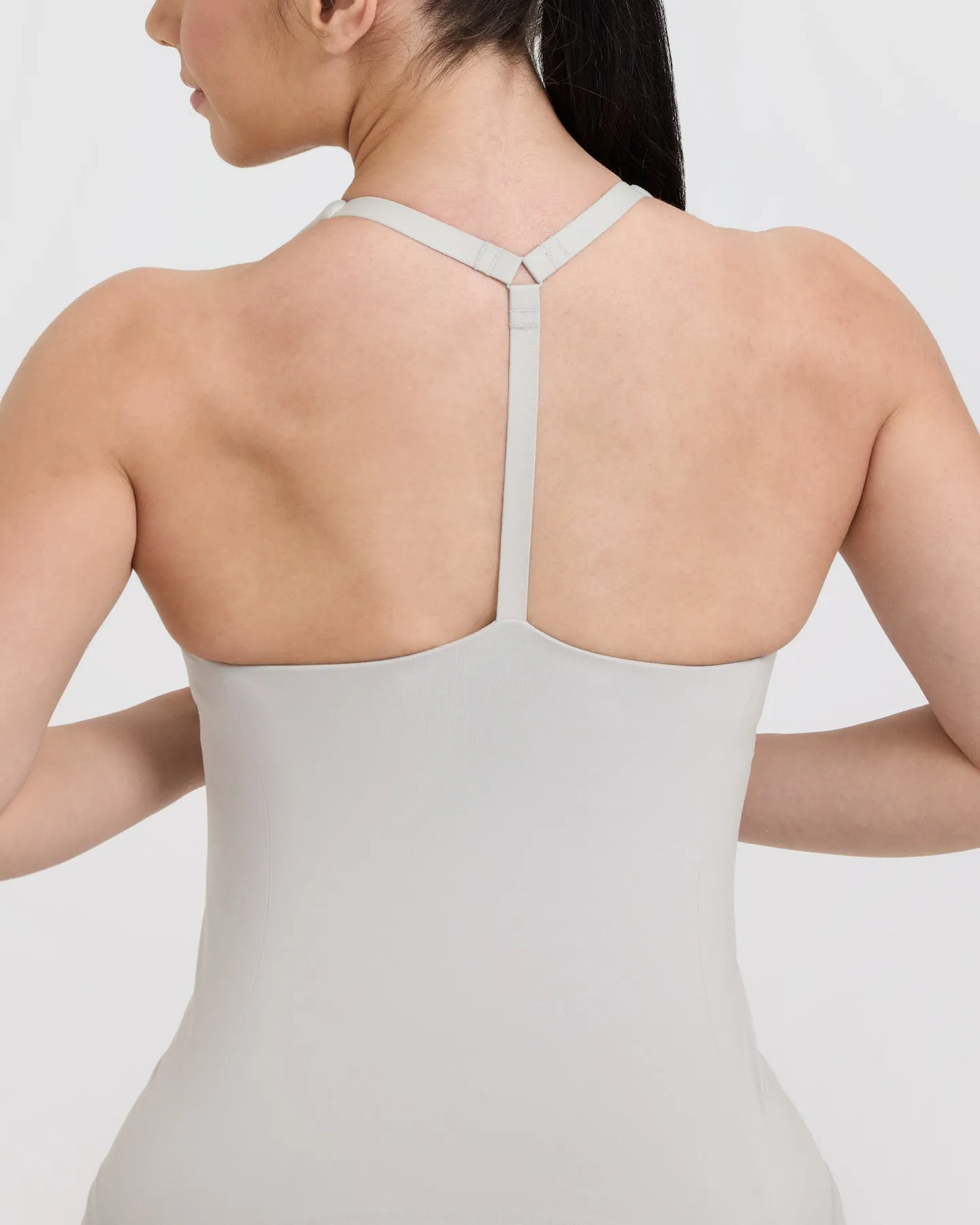 Timeless Square Neck Vest | Light Grey sold by Oner Active product image thumbnail 5