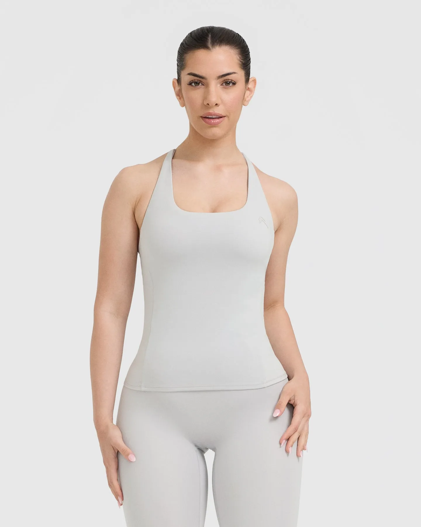 Timeless Square Neck Vest | Light Grey sold by Oner Active