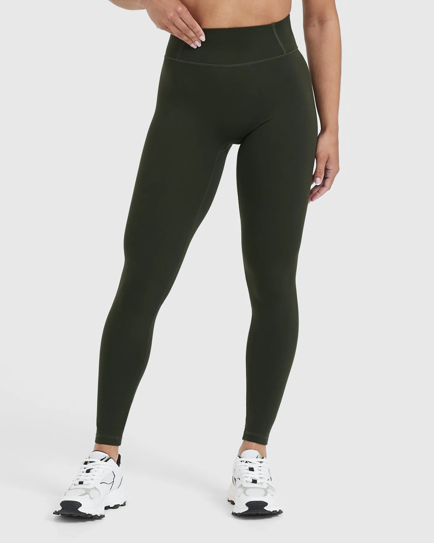 Timeless High Waisted Leggings | Khaki sold by Oner Active