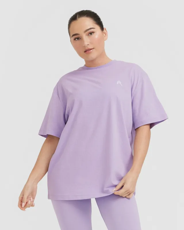 Classic Oversized Lightweight T-Shirt | Wisteria Purple sold by Oner Active