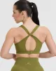 Unified Layered Sports Bra | Olive Green sold by Oner Active